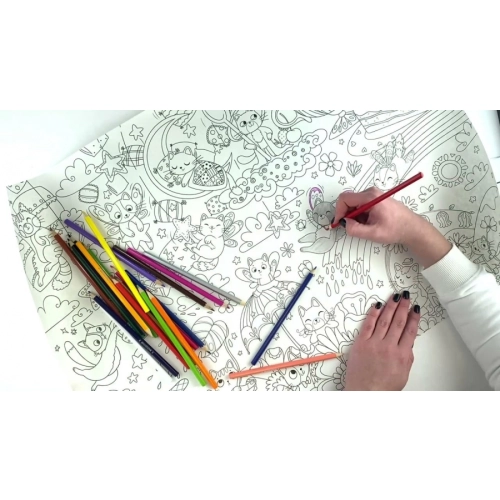 Kolorowanka w rolce Fantastyczne koty 300945